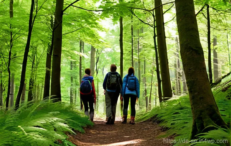 문화적 적응을 위한 오프라인 활동 - **Prompt 1: German Hiking Club Excursion**
"A diverse group of cheerful adults and a couple of w...
